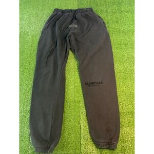 ESSENTIALS Fear of God Men's Black Sweatpants Joggers Casual Loungewear Size MD